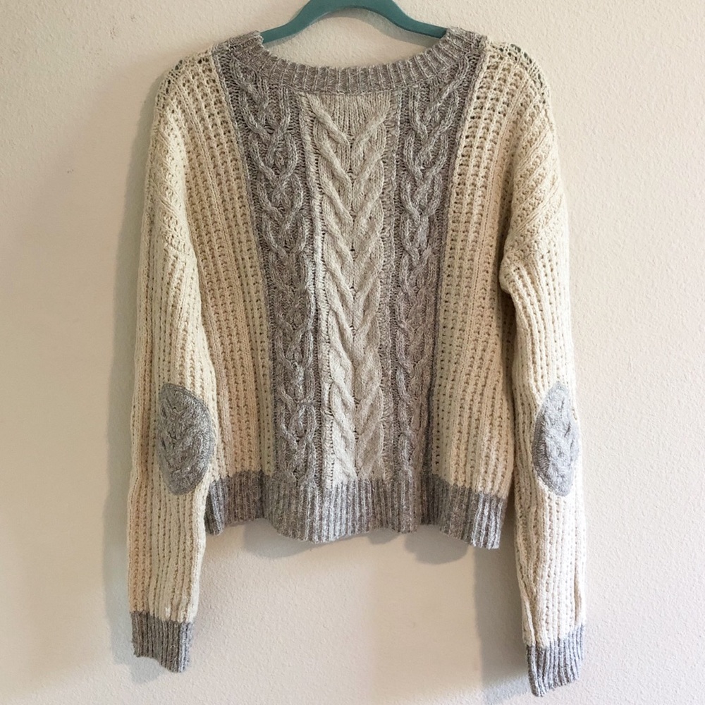 ANTHROPOLOGIE sleeping on snow cable knit sweater - Picture 2 of 8